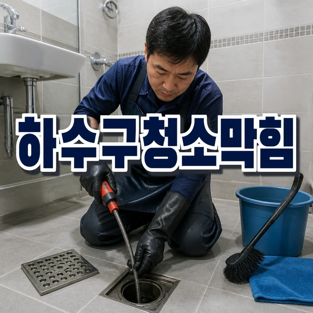제주특별자치도 청소상담신청 - 하수구청소막힘 관련 상담 안내 이미지